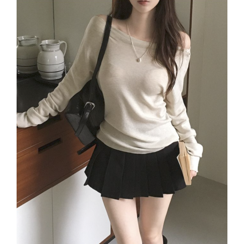 軟綿綿5%羊毛船領針織 (3 Color) 軟綿綿5%羊毛船領針織 (3 Color)