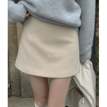Holiday Look ! Wool Mini Skirt (2 Color)