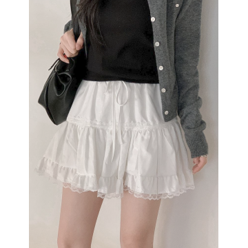 Romantic Frill Mini Skirt (2 Color)