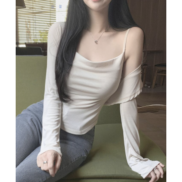 Sleeveless & Bolero Crop Cardigan Set (2 Color)